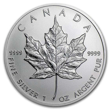Random Year - 1 oz Canadian Silver Maple Leaf Coin BU