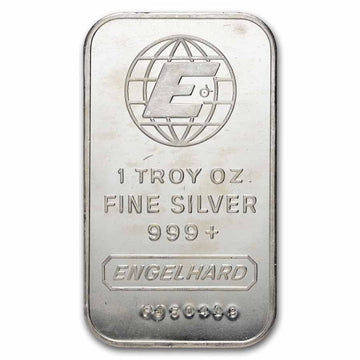 1 oz Engelhard Silver Vintage Bar