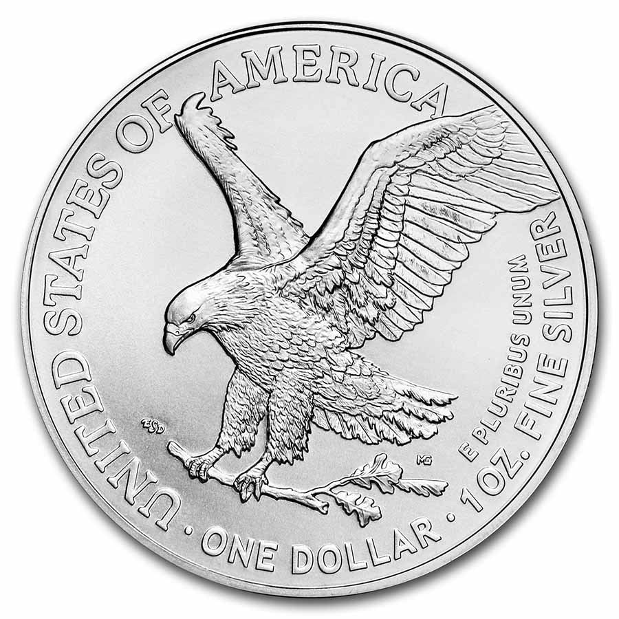 2021 1 oz American Silver Eagle $1 Coin BU