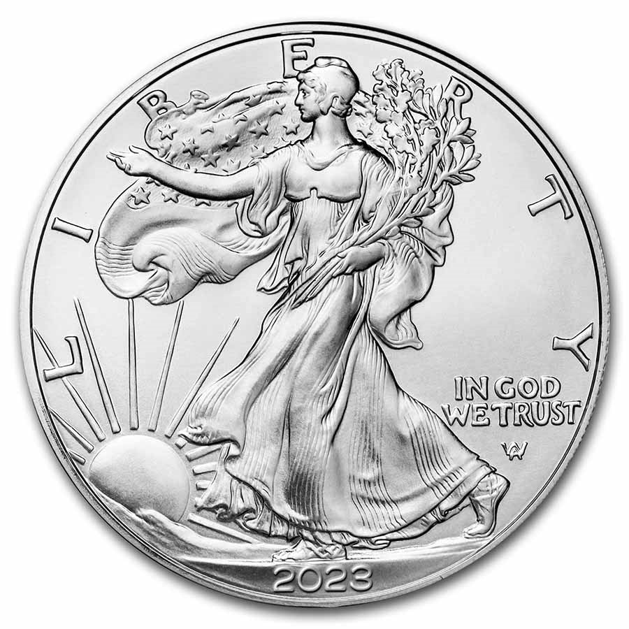 2023 1 oz American Silver Eagle $1 Coin BU