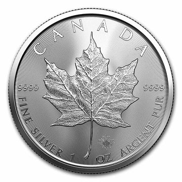 2023 Canadian 1 oz Silver Maple Leaf Coin BU