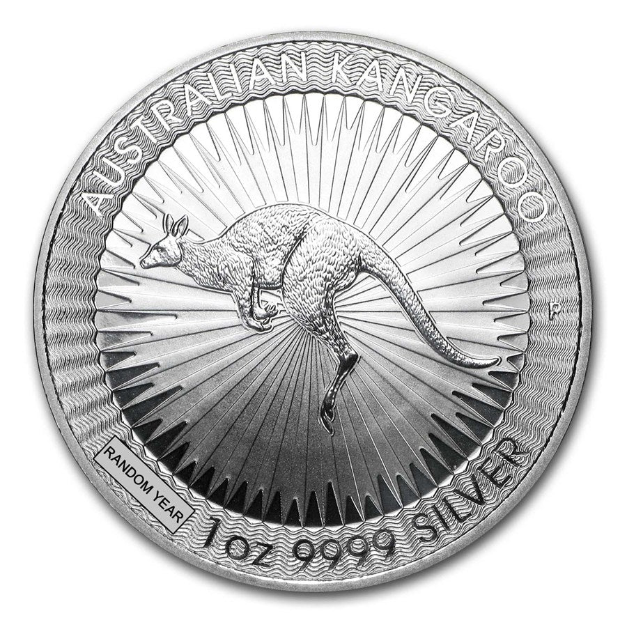Random Year - Australia 1 oz Silver Kangaroo BU